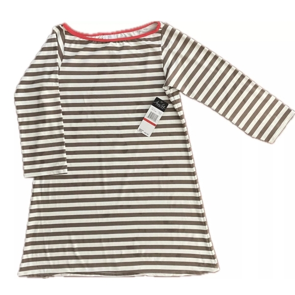 🆕 Anne Cole Striped Stretchy Cover Up Mini-Dress (Nylon & Spandex). NWT - Picture 5 of 12